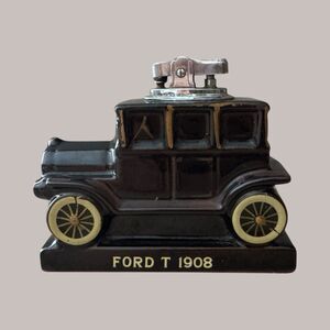 1964 Jamico Ford Model T 1908 Ceramic Figural Table Lighter Japan Vintage Car
